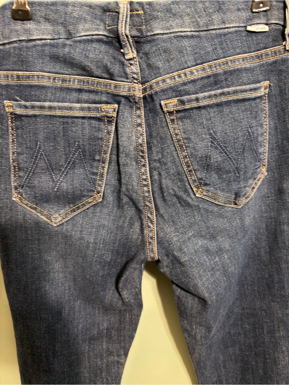 MOTHER The Looker Fray Ankle Skinny Jeans Girl Crush Size 24